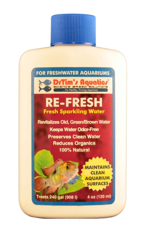 DrTim’s Aquatics Re-Fresh for Clean Surfaces & Water for Freshwater 4oz