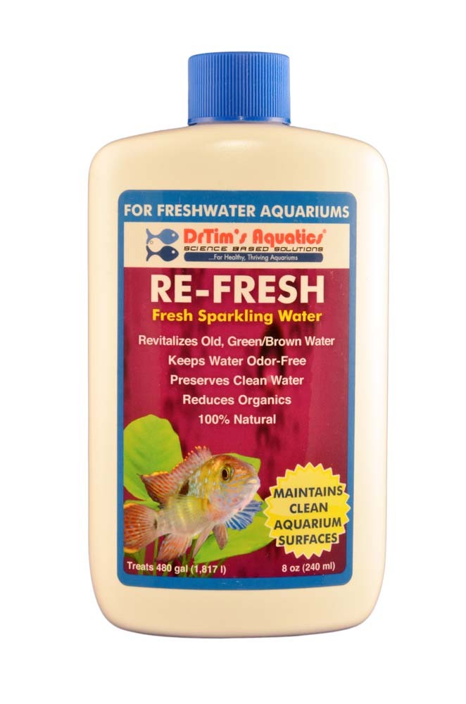 DrTim’s Aquatics Re-Fresh for Clean Surfaces & Water for Freshwater 8oz