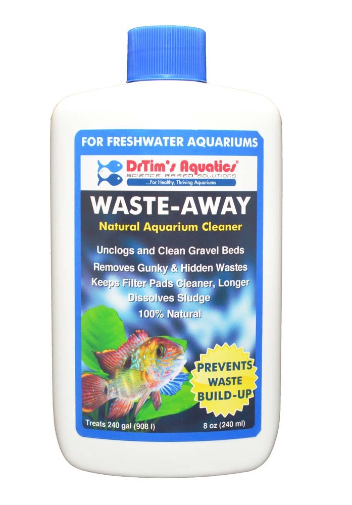 DrTim’s Aquatics Waste-Away Natural Aquarium Cleaner, Freshwater Aquaria 8oz