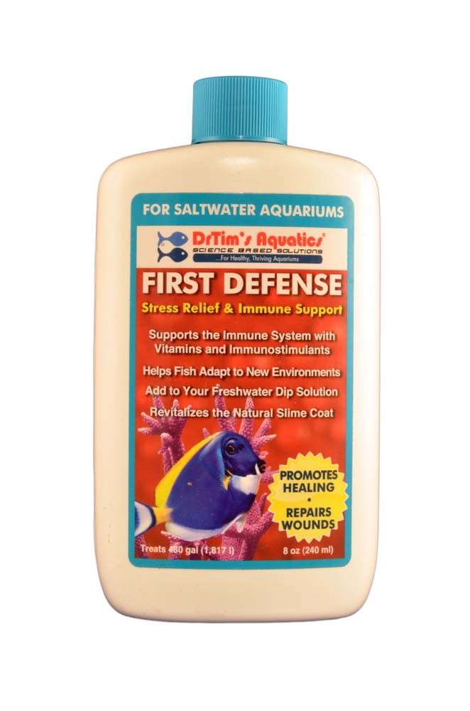 DrTim’s Aquatics First Defense Stress Relief for Saltwater 8oz