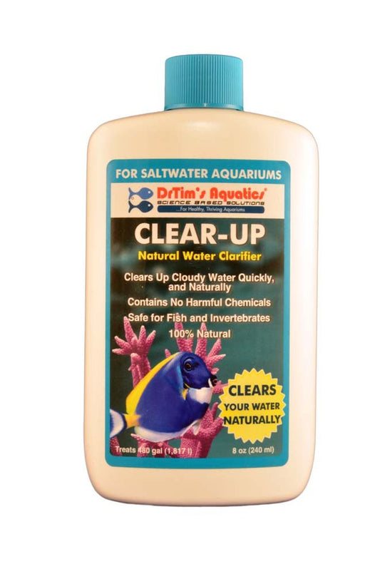 DrTim’s Aquatics Clear-Up Natural Water Clarifier for Saltwater 8oz