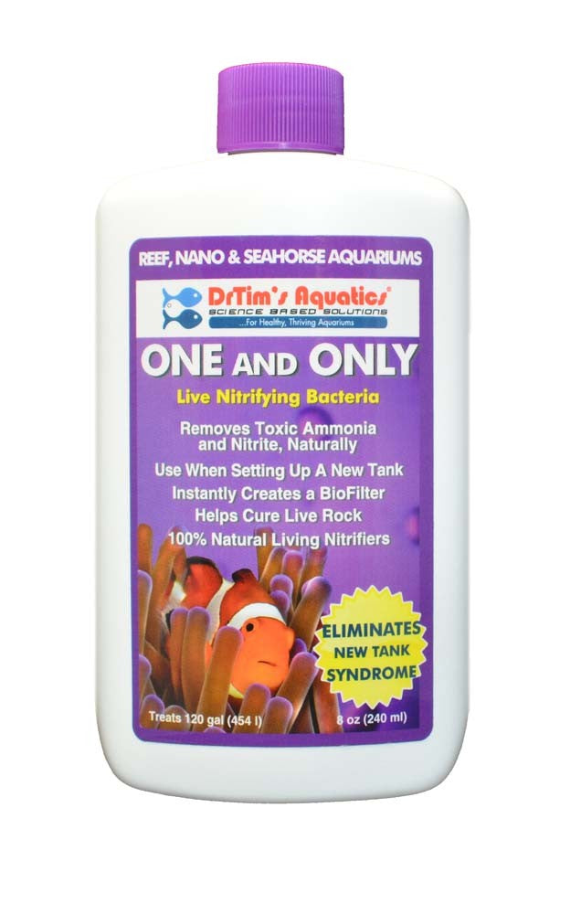 DrTim’s Aquatics One & Only Live Nitrifying Bacteria for Cycling Reef 8oz