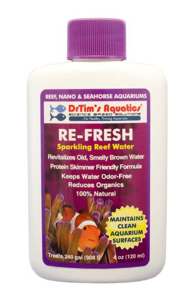 DrTim’s Aquatics Re-Fresh for Clean Surfaces & Water for Reef 4oz