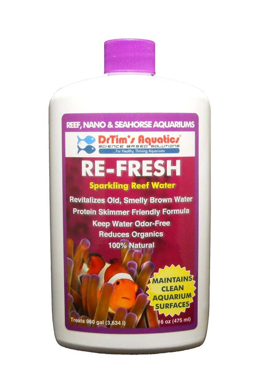 DrTim’s Aquatics Re-Fresh Aquarium Revitalizer for Reef Aquaria 16oz