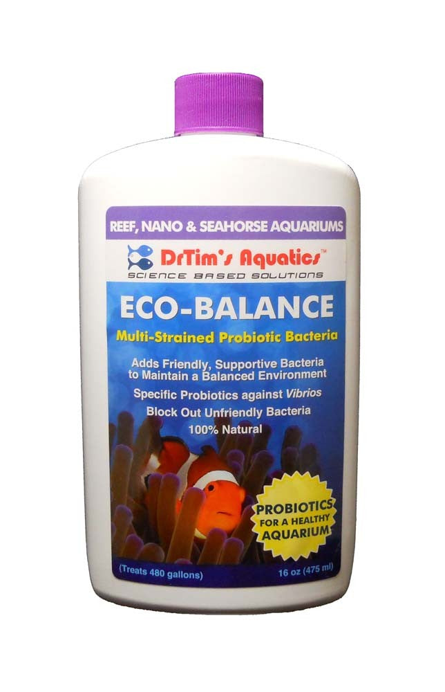 DrTim’s Aquatics Eco-Balance Multi-Strain Probiotic Bacteria Reef Aquaria, 16oz