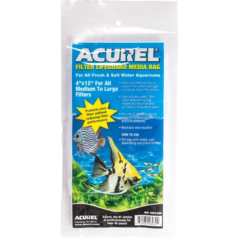Acurel Filter Lifeguard Media Bag (4" x 12") - Medium