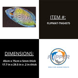 Flipper Aquarium Mat with Tang Artwork