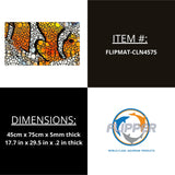 Flipper Aquarium Mat with Tang Artwork
