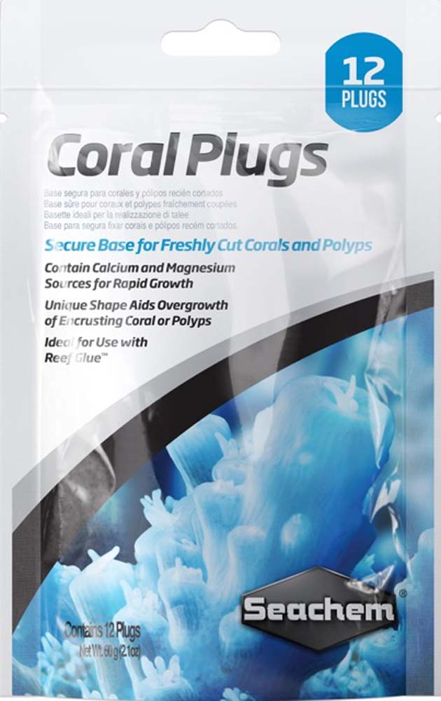 Seachem Coral Plugs 12ct