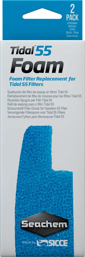 Seachem Tidal 55 Foam - 2 pack