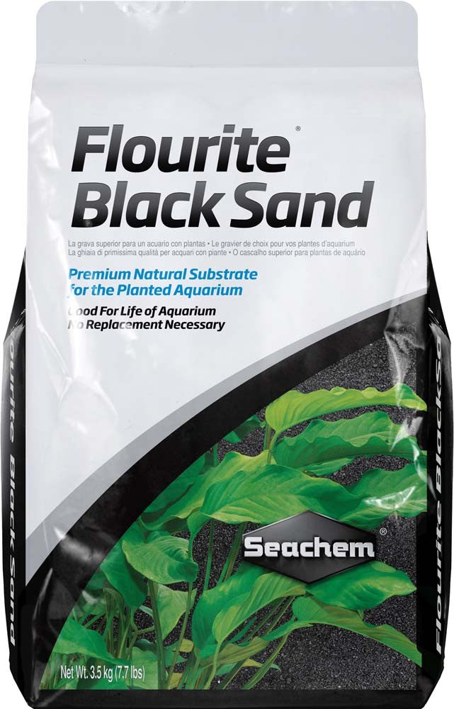 Seachem Flourite Black Sand - 3.5kg-7.7lbs