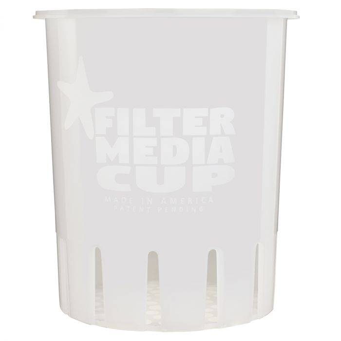 Filter Media Cup - 7 Inch - Sea Foam White