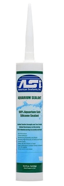 ASI Aquarium Silicone Sealant 10.2 fl oz Black