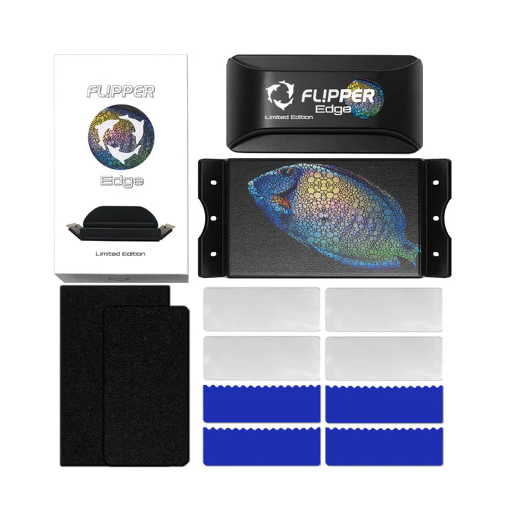 Flipper Edge Limited Edition Tang 2 in 1 Floating Magnetic Aquarium Algae Cleaner (Standard)