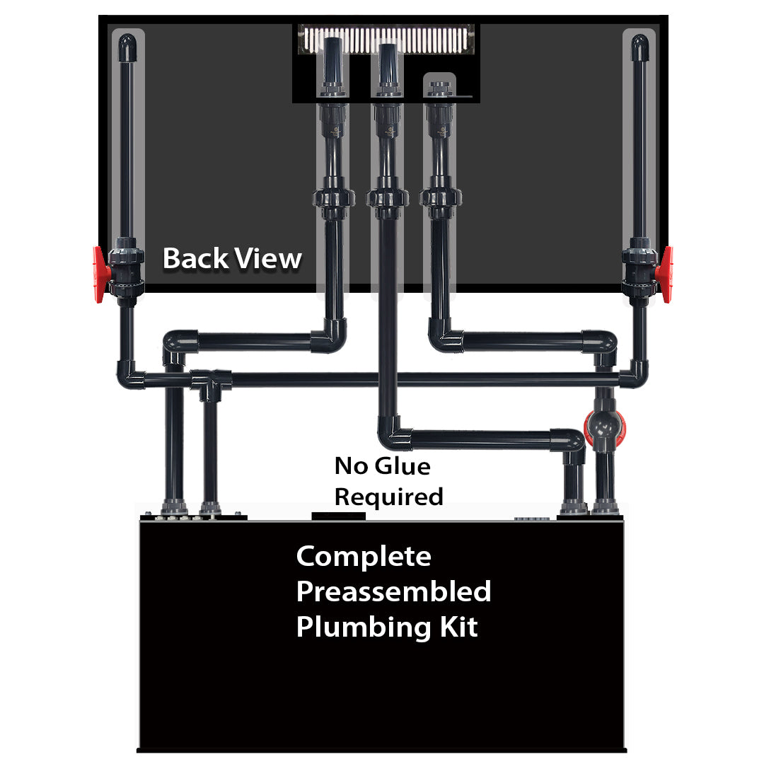 Aquarium sump plumbing kit store