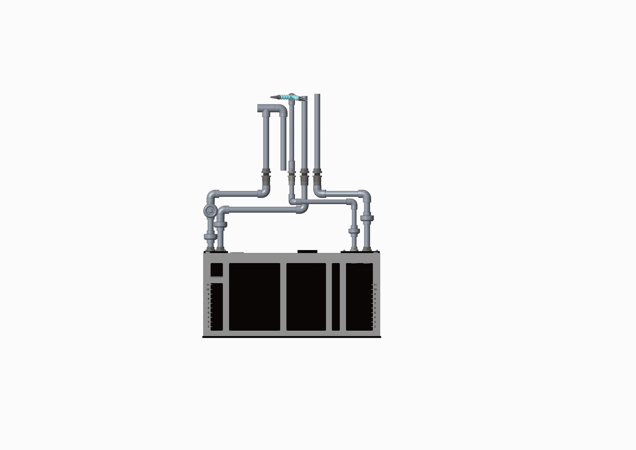 Innovative Marine INT 100 Gallon Complete Reef System - Black