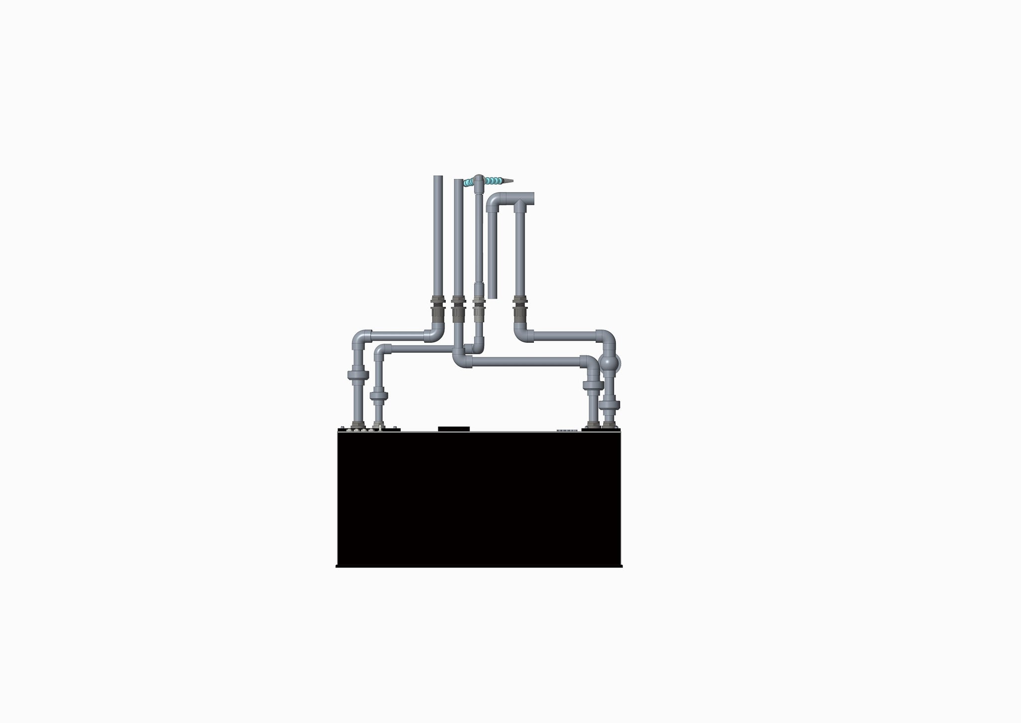 Innovative Marine INT 100 Gallon Complete Reef System - Black
