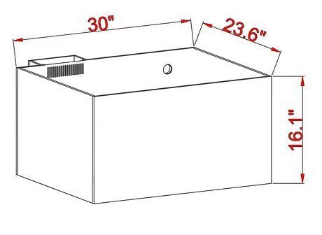 Innovative Marine EXT 50 Gallon Complete Reef System - Black