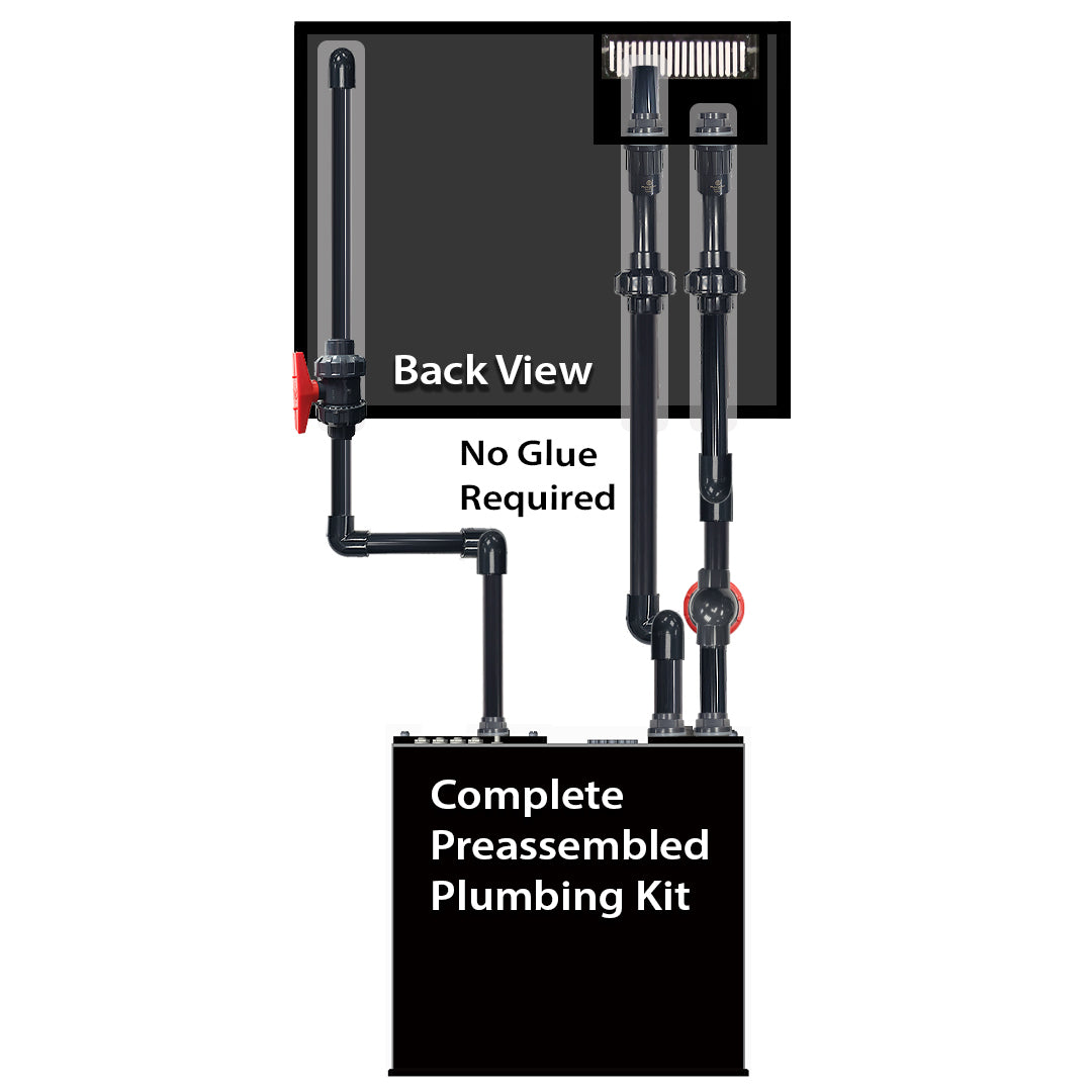 Aquarium sump plumbing kit sales