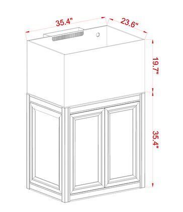 Innovative Marine EXT 75 Gallon Complete Reef System - White