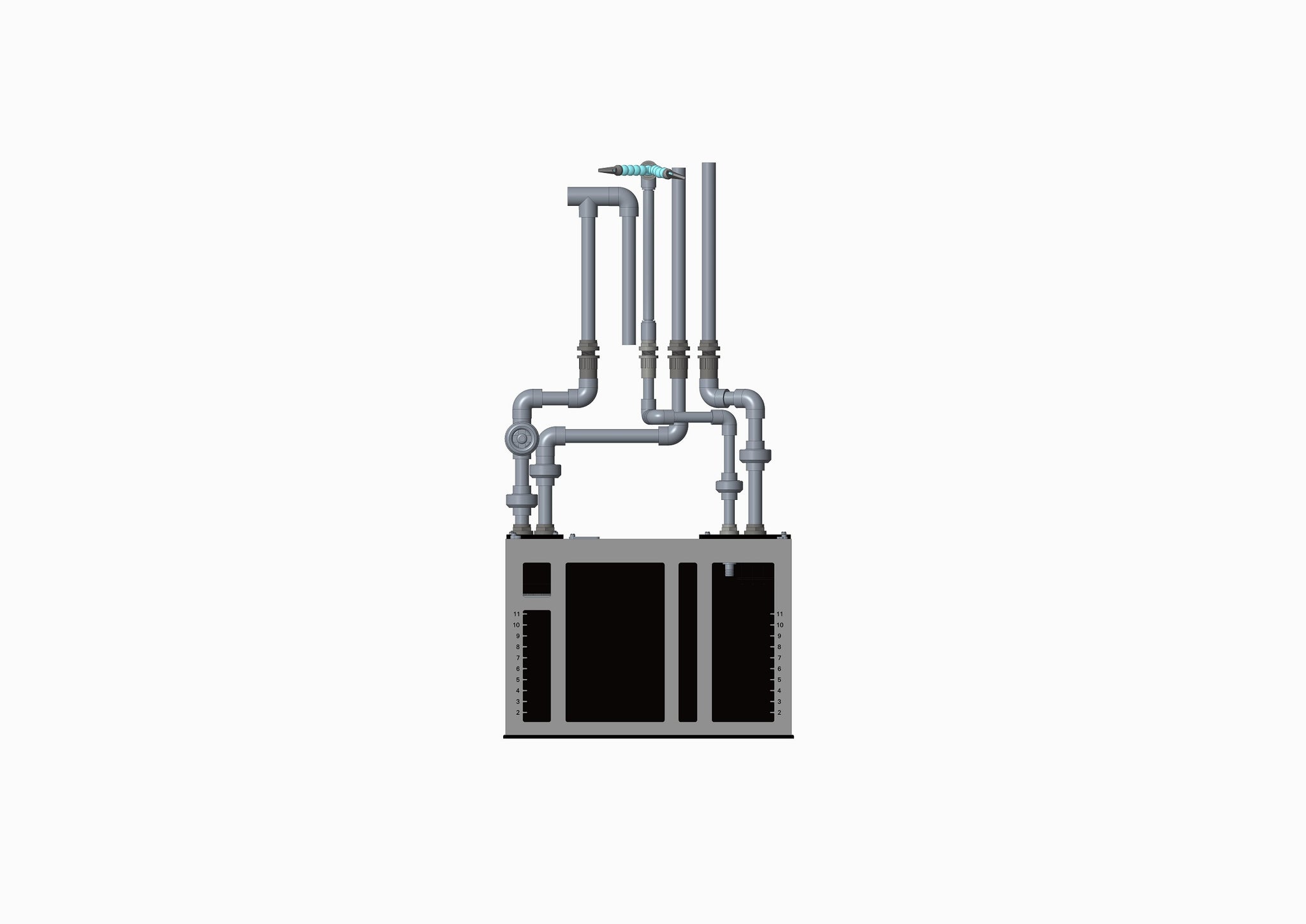Innovative Marine INT 75 Gallon Complete Reef System - Black