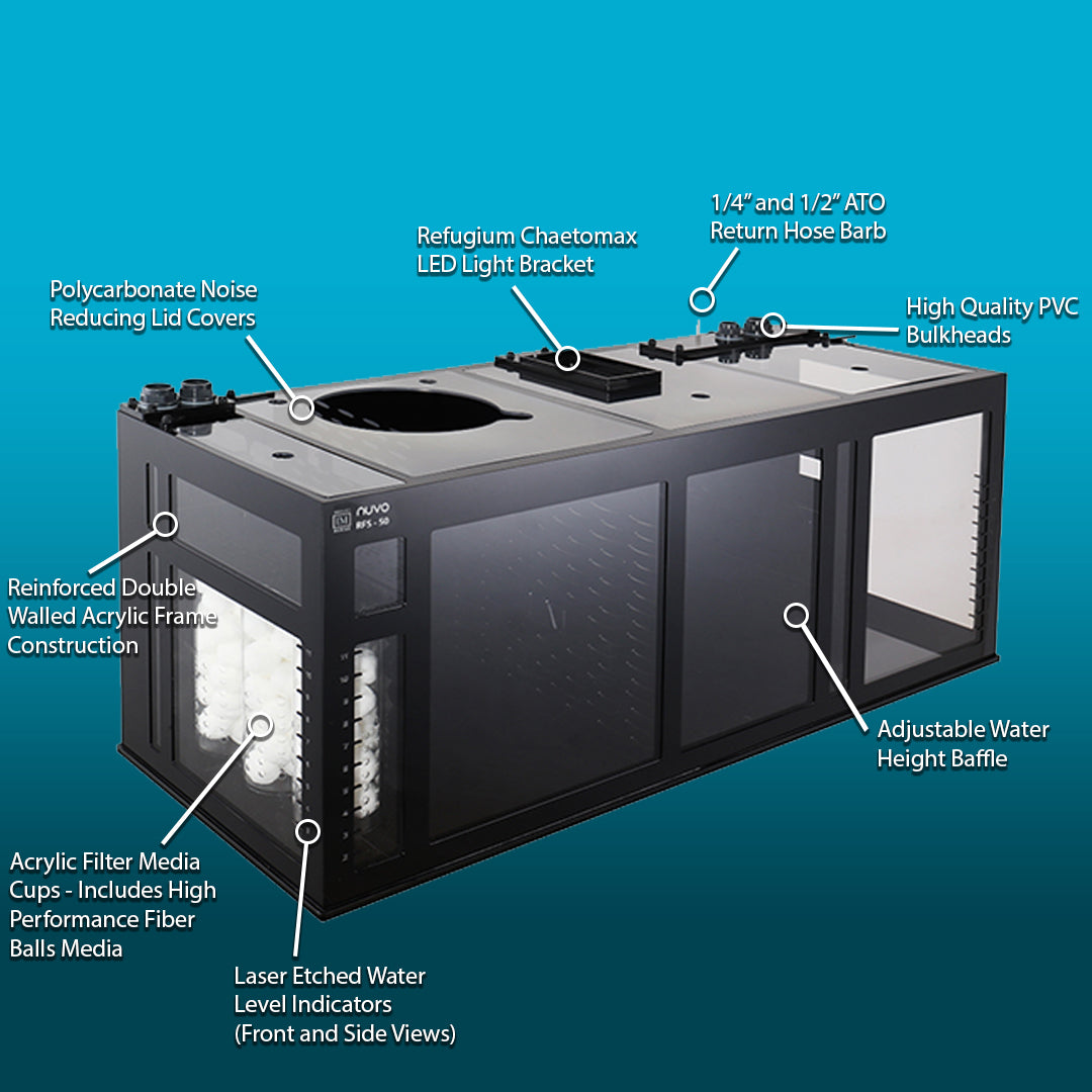 Innovative Marine EXT 75 Gallon Complete Reef System - Black