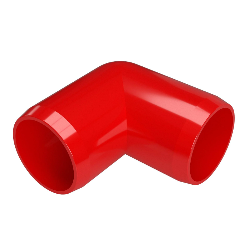 PVC 90 Degree Elbow Schedule 40 - 1/2 Inch Red