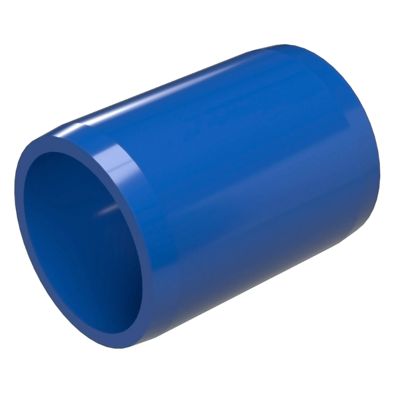 PVC External Coupling Schedule 40 - 1" Blue