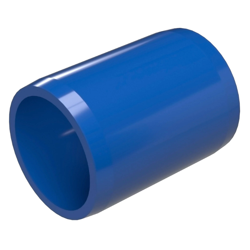 PVC External Coupling Schedule 40 - 3/4 Inch Blue