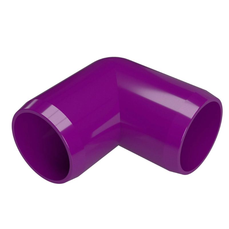 PVC 90 Degree Elbow Schedule 40 - 1 Inch Purple