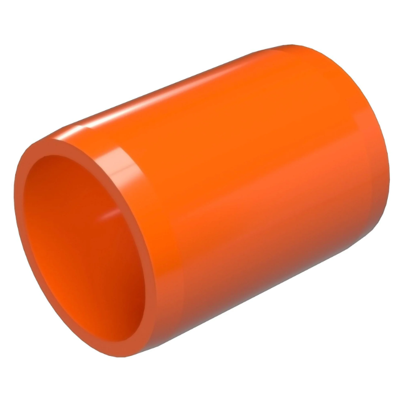 PVC External Coupling Schedule 40 - 3/4" Orange