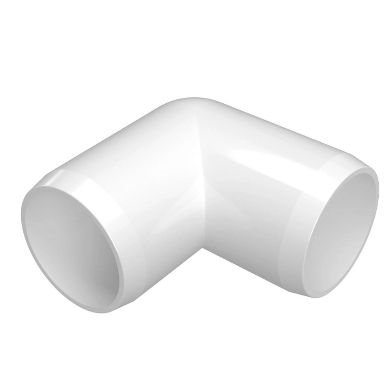 PVC 90 Degree Elbow Schedule 40 - 1/2" White