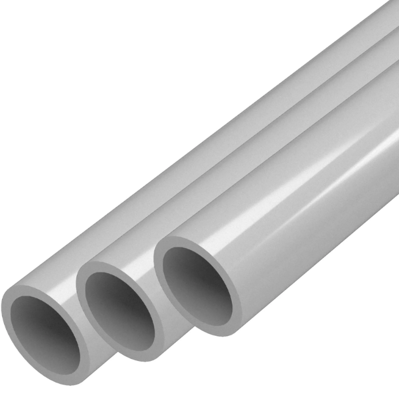5' PVC Pipe Schedule 40 - 1" Grey