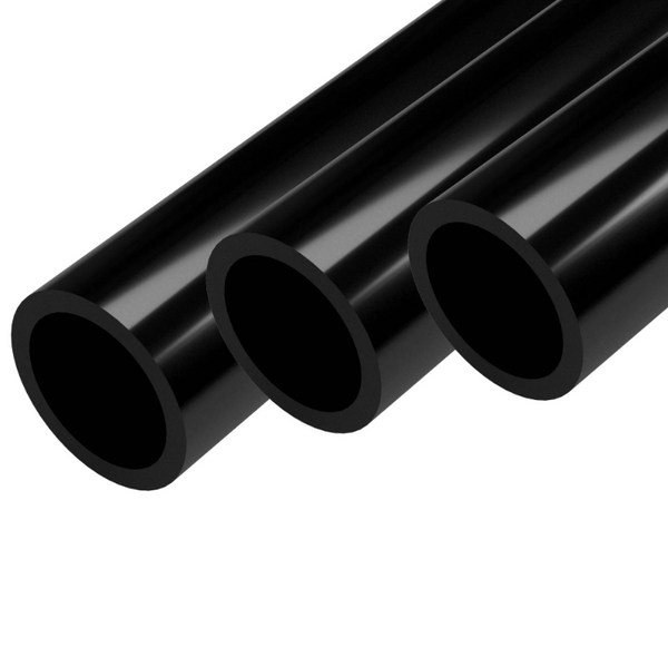 5' PVC Pipe Schedule 40 - 3/4" Black