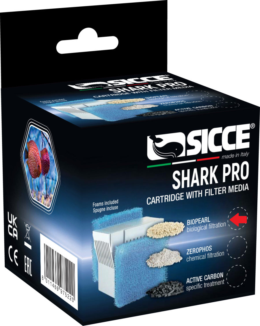 Sicce Shark Pro BioPearl Cartridge with 20Ppi Sponge