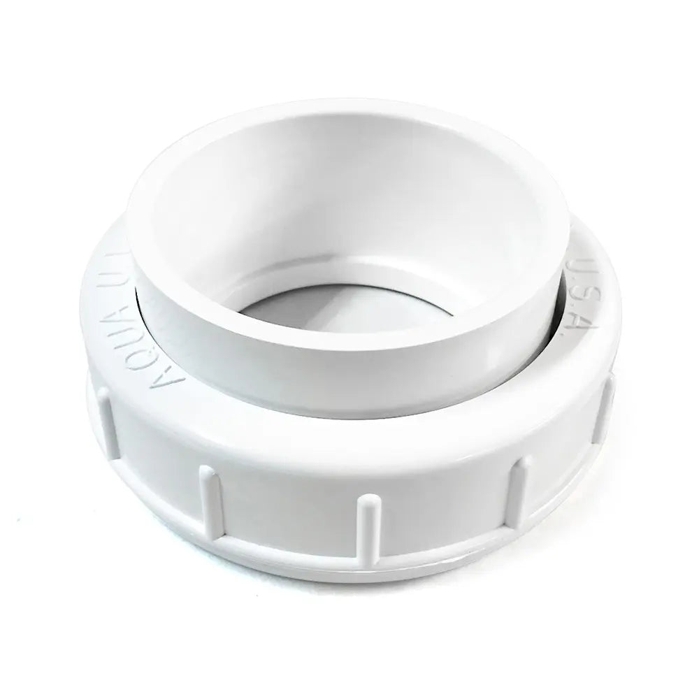 Union Ringer Aqua Ultraviolet Union Half, 2” Without Thread, with O-Ring and Union ...