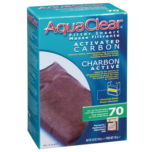 AquaClear 70 Activated Carbon Filter Insert - 1 pack