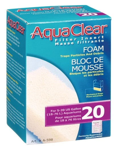 AquaClear 20 Foam Filter Insert - 1 pack
