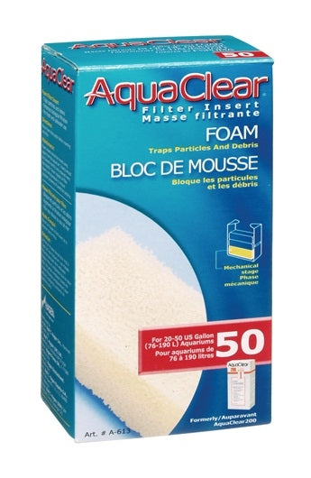 AquaClear 50 Foam Filter Insert - 1 pack