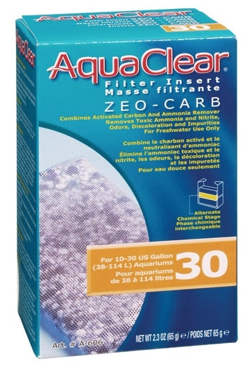 AquaClear 30 Zeo-Carb Filter Insert - 1 pack