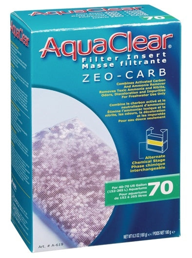 AquaClear 70 Zeo-Carb Filter Insert - 1 pack