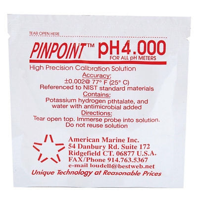 American Marine PINPOINT pH Calibration Fluid 4.000