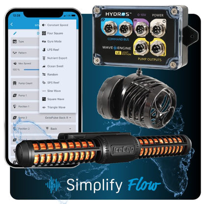 IceCap 4K Gyre Flow Pump With WaveEngine LE WiFi Controller