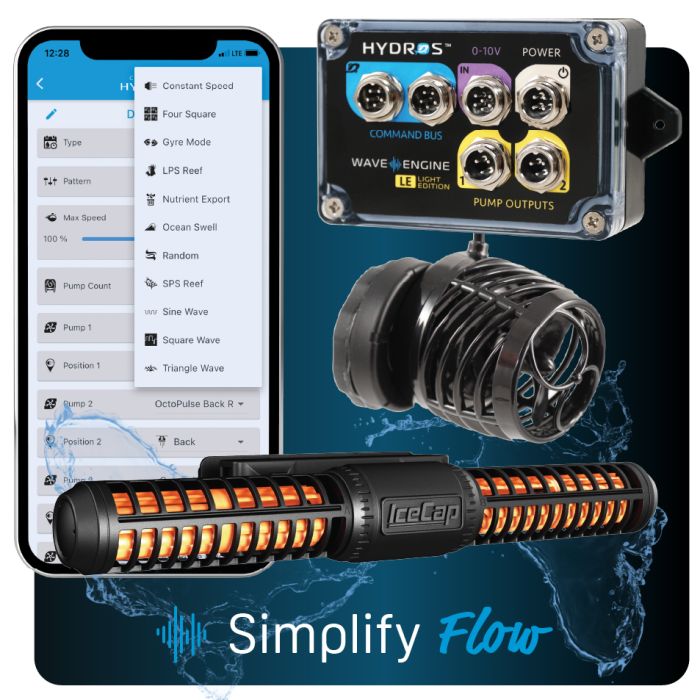 IceCap 4K Gyre Flow Pump With WaveEngine LE WiFi Controller