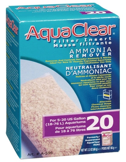 AquaClear 20 Ammonia Remover Filter Insert - 1 pack