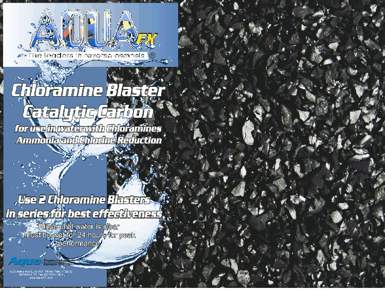 AquaFX Chloramine Blaster Carbon - 1.2 lb