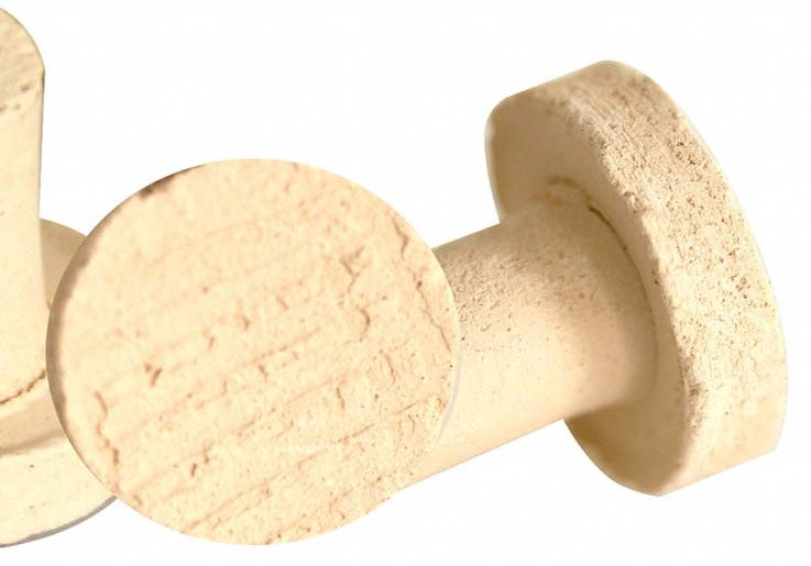Aquarium Depot Small Fired Ceramic Circular Frag Plugs - 100 Pieces
