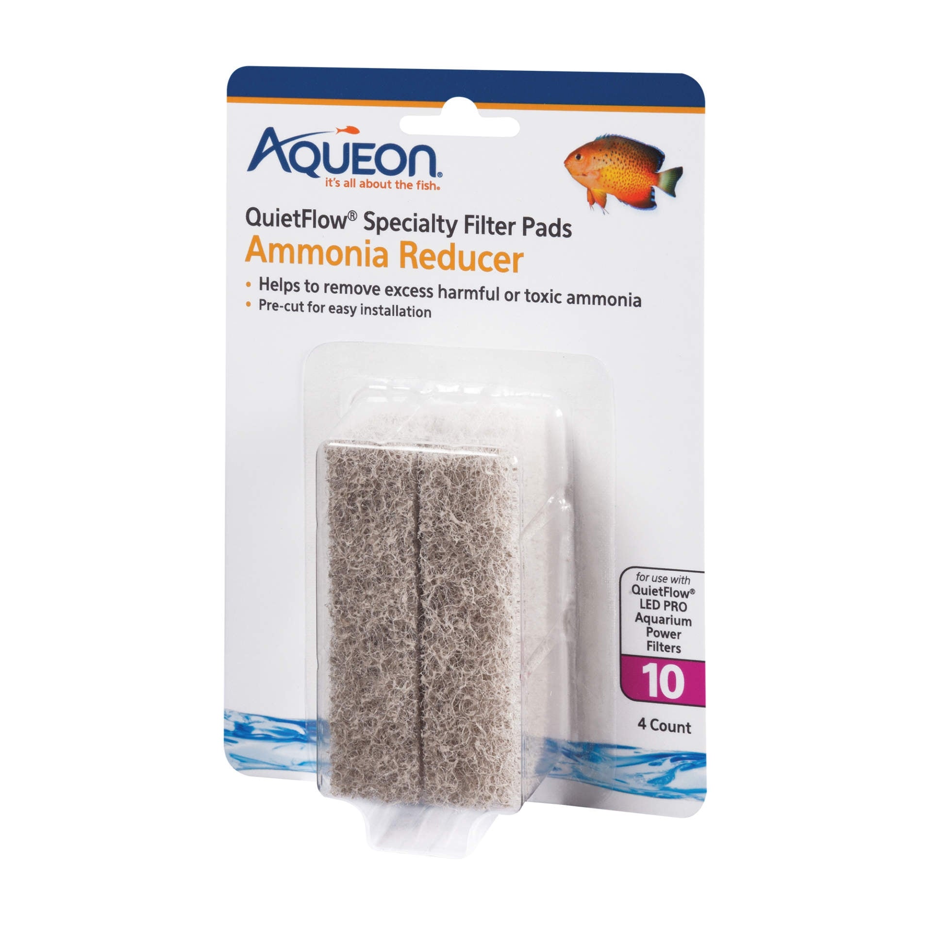 Aqueon Specialty Filter Pads Ammonia Reducer 10