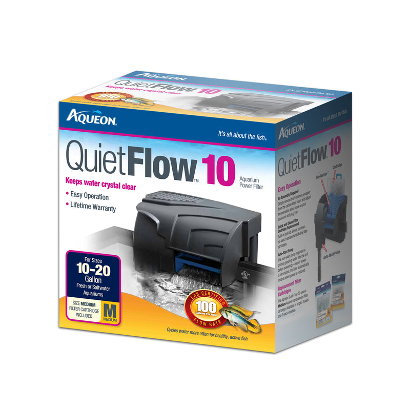 Aqueon QuietFlow Power Filter 10
