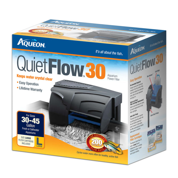 Aqueon QuietFlow Power Filter 30